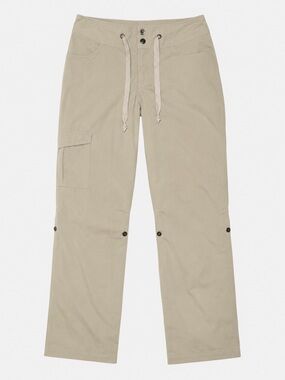 Columbia Omni-Shield Roll-Up Hiking Pants Women’s S Khaki Nylon Stretch
